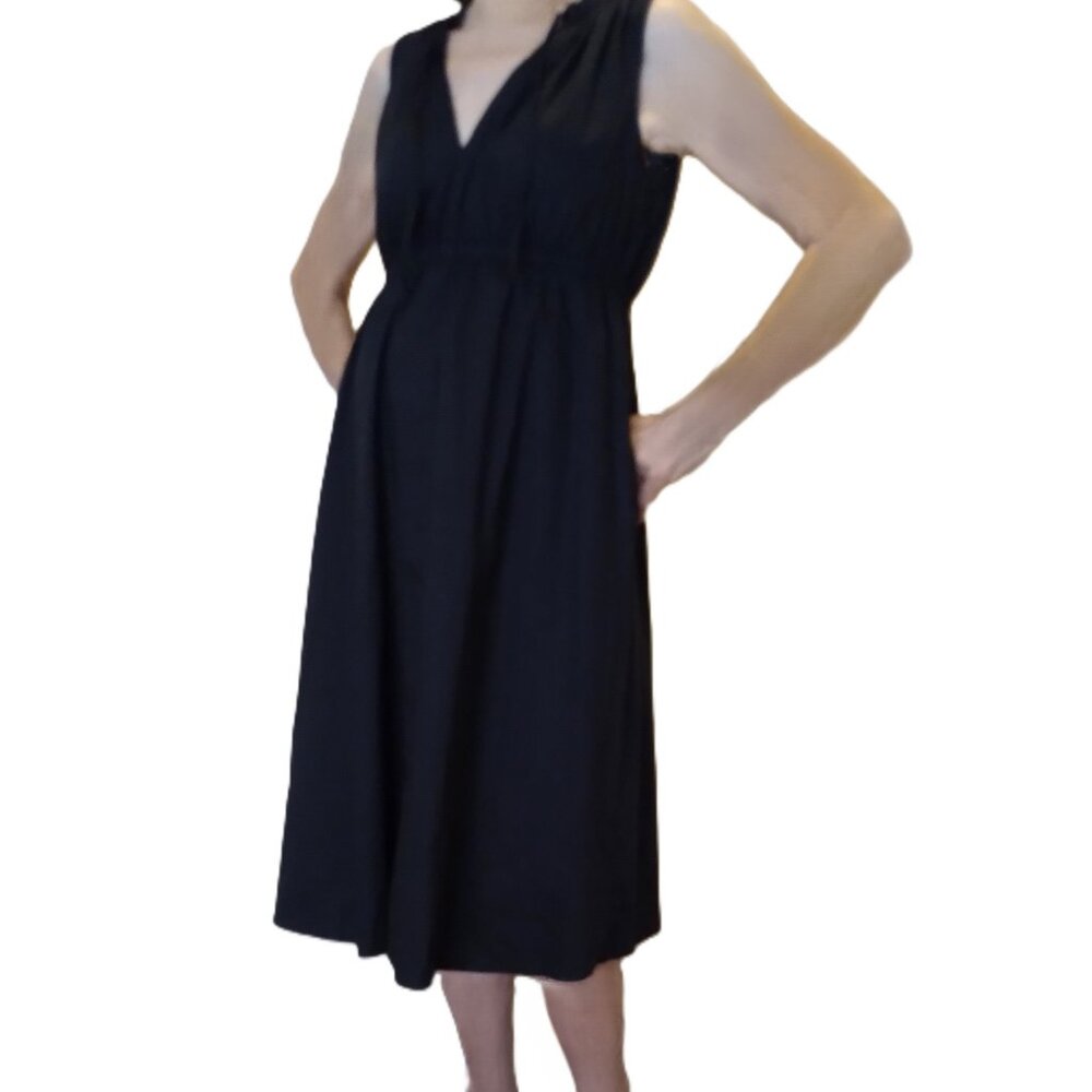 Black Cotton Dress - GAP